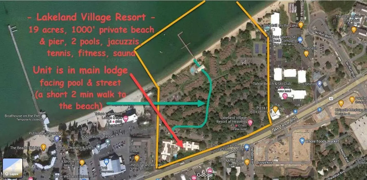 Appartamento Lakeland Village #110 South Lake Tahoe Stati Uniti